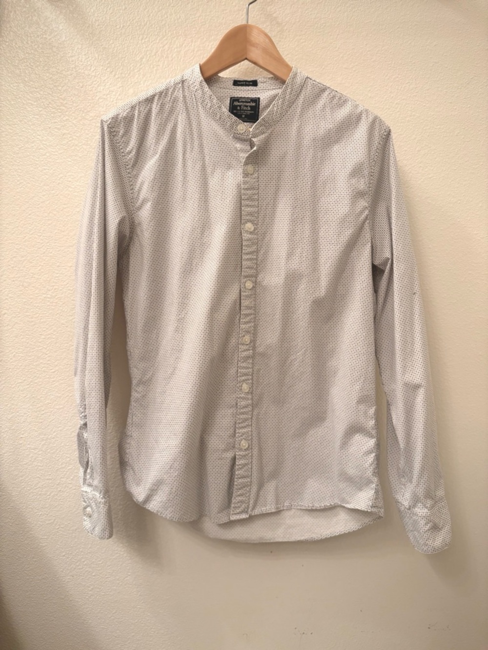 Abercrombie & Fitch mandarin collar shirt
